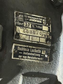 Preview: Kettenzug Flaschenzug DDR