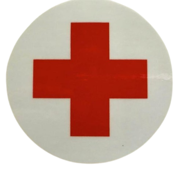 Aufkleber Rotes Kreuz Sanikasten