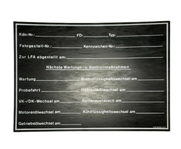 Typentafel NVA