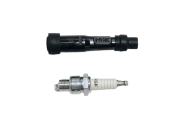 Preview: Zündkerzen inkl. Zündkerzenstecker URAL 375, ZIL 131